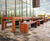 Bespoke seating and picnic tables for Tombola 8