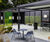 Upfit - modular steel shelter with optional tables and bike rack 3
