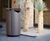 Generation 50 - round 114-litre steel and wood outdoor litter bin 1