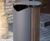 Generation 50 - round 114-litre steel and wood outdoor litter bin 4