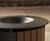 Generation 50 - round 114-litre steel and wood outdoor litter bin 6
