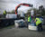 Black and white planters brighten central community area 4