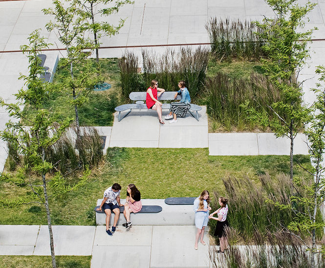 Breaking away from traditional bench is a design success