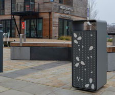 Street furniture for mixed-use waterside site - Salford