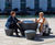 Loop Picnic - recycled plastic outdoor circular table and bench set 2