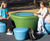 Loop Picnic - recycled plastic outdoor circular table and bench set 6