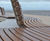 Diamante concrete & timber benches at Fylde Promenade 6