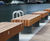Bespoke mooring benches for Wood Wharf 1