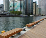 Bespoke mooring benches for Wood Wharf - on this page