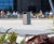 Contemporary seating and bins for Rugby Service Station 7
