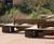 Link - modular timber and steel outdoor bench system for public spaces 0