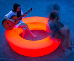 Loop Light illuminated indoor seating