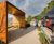 Cabinedda - corten steel, wood and glass passenger waiting shelter 0
