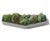 City of Sion - steel modular planter system with integrated timber seating 4