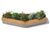 City of Sion - steel modular planter system with integrated timber seating 1