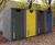 Cover 240 - 240-litre powder-coated steel outdoor litter bin store 0