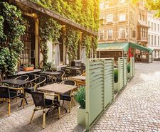Dividit - aluminium and steel modular planter barrier system