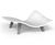 Kore - sculptural modular concrete and steel outdoor seating system 8