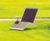Live - contemporary outdoor WPC and steel chaise lounge for public spaces 3
