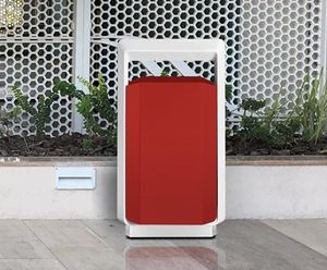Sbin - contemporary steel and concrete outdoor litter bin