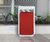 Sbin - contemporary steel and concrete outdoor litter bin 0