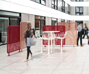 Urban Screen - modular steel privacy screen