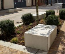 Bespoke and standard street furniture for Danes Yard