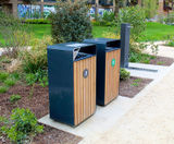 Litter bins and drinking fountains – Elephant Park - on this page