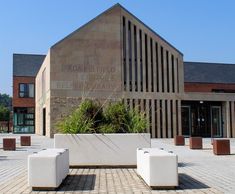 Contemporary street furniture - Ada Belfield Centre