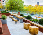 Roof terrace furniture - Castle Wharf, Manchester