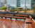 Bespoke timber seating for Harbour Quay Gardens 3