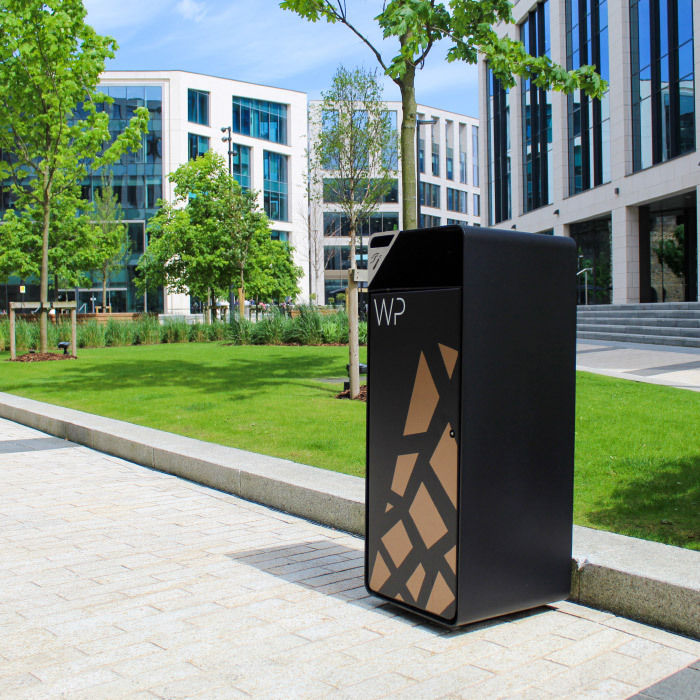 Images for Customised litter bin Wellington Place, Leeds