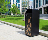 Customised litter bin - Wellington Place, Leeds - on this page