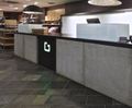 Internal concrete floor tiles