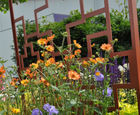 Bespoke laser-cut metal garden features
