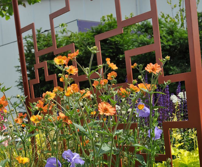 Bespoke lasercut metal garden features Outdoor Design