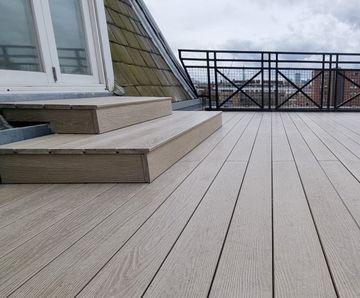 NHBC Accepts non-combustible decking system for terrace