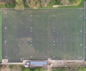Grass area converted to event area and car park