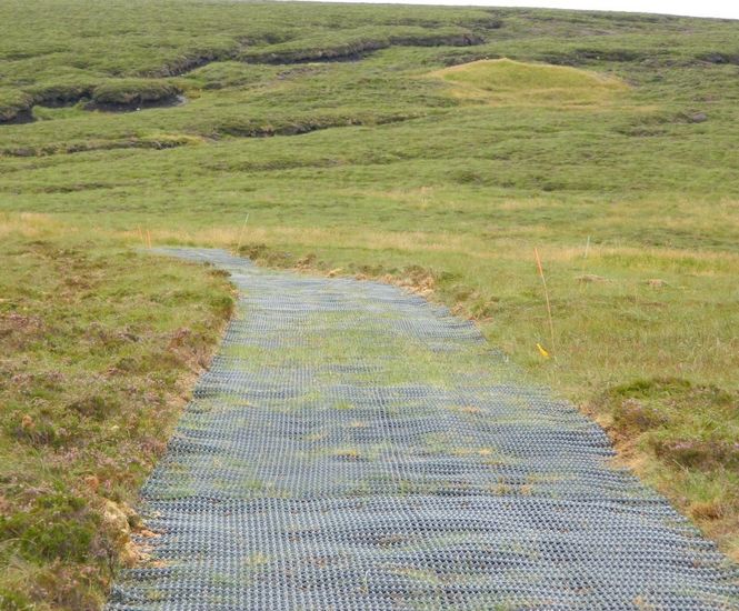 Moorland Mesh - reinforcement mesh for access roads