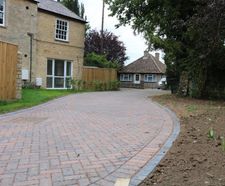 RB heavy-duty tree root bridge used for new driveway