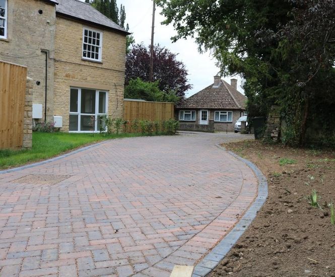 RB heavy-duty tree root bridge used for new driveway