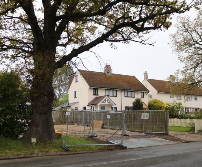 Heavy-duty root bridge protects Class A tree - Wokingham