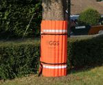 Trunk Protecta® - canvas tree trunk guard for site and vehicle damage