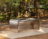 A Series Double - stainless steel accessible outdoor barbecue - on this page