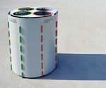 Bud outdoor recycling bin by LAB23