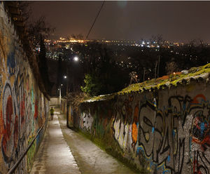 Soulary LED catenary light by LEC Lyon