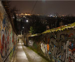 Soulary LED catenary light by LEC Lyon
