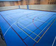 EN14904-compliant flooring for Dorset school sports hall