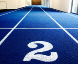 Indoor IAAF athletics track system for Dorset school - on this page