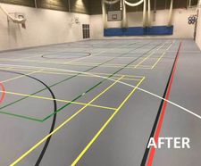 Range of sports surfacing for private school